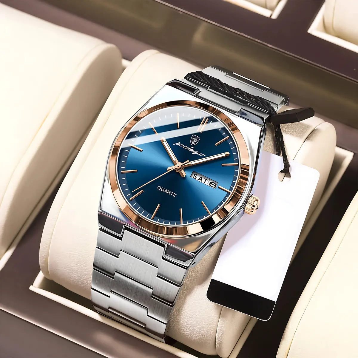 SilverLuxury Quartz Watch For Men