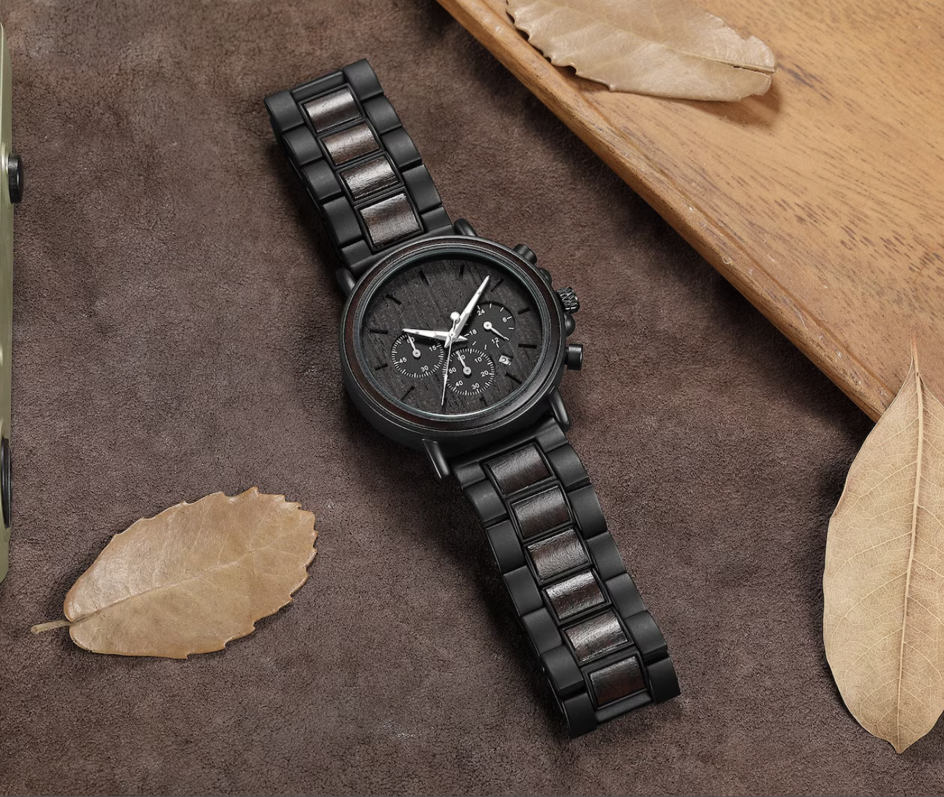 Wood Watch Anniversary gift for man, Man Anniversary Gift, Personalized Wood Watch Man, Engraved Watch Groom Gift